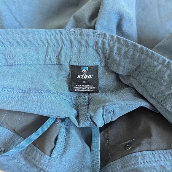 Kuhl Teal Stretch Hiking Shorts Women's 6 - Picture 7 of 9